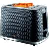 Afbeelding van Toaster Broodrooster Retro - Zwart - Vintage Geroosterd brood Toaster - met Cool Wall, Ontdooi en