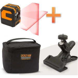 Afbeelding van Handy - Kruislijnlaser met Opbergtas en Klem - Zelfnivellerende Kruis Laser - 97cc bc98 4d23 b93a 4f41d79e36e5