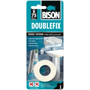 Afbeelding van Bison - Montagetape Dubbelzijdig Tape - 1,5m x 19mm - tot 75KG* - BPK - 9832 82e5 4ba7 893e 4ceaf035f497
