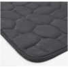 Afbeelding van Kleine Antislip Badmat voor in Badkamer/Toilet/WC - Grijs Antraciet - Steenpatroon - 40x60cm - 98a3 308c 43b1
