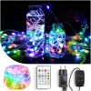 Afbeelding van Slimme verlichting - Gekleurd Lichtsnoer Kerstverlichting voor binnen of buiten - Smart met APP en Bluetooth