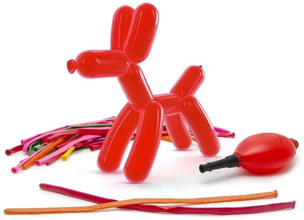 Afbeelding van Family Pound - Modelleer Ballonnen - Ballon Dieren maken - Met Pompje - 20 Stuks - Kinderfeestje - BPK - 999c