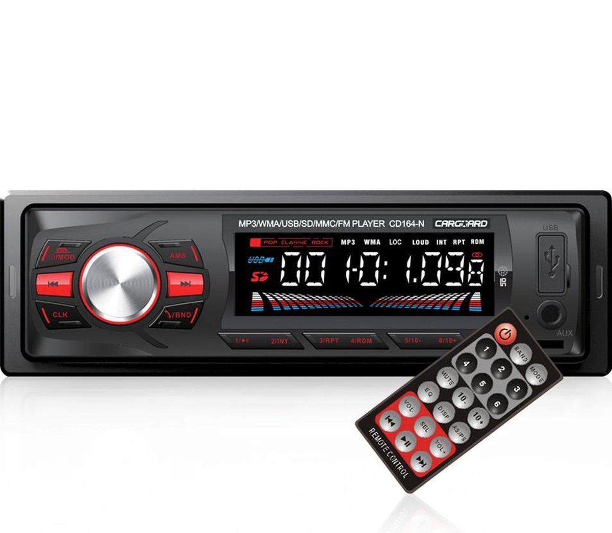 Afbeelding van Autoradio met Bluetooth/FM-radio/USB/AUX/SD - Met afstandbediening en USB opladen! - 9a1e f052 4752 8cae