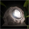 Afbeelding van Garden of Eden - Solar Steen Grondspot LED - XL - Tuinverlichting / Sfeerverlichting - 20 x 12 x 16 cm - Rots