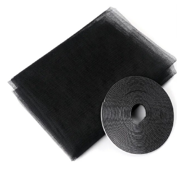 Afbeelding van Garden of Eden - Raamhor Horrengaas voor ramen met Klittenband - 150 x 150 cm - Wit - Raamhor - Vliegengaas -