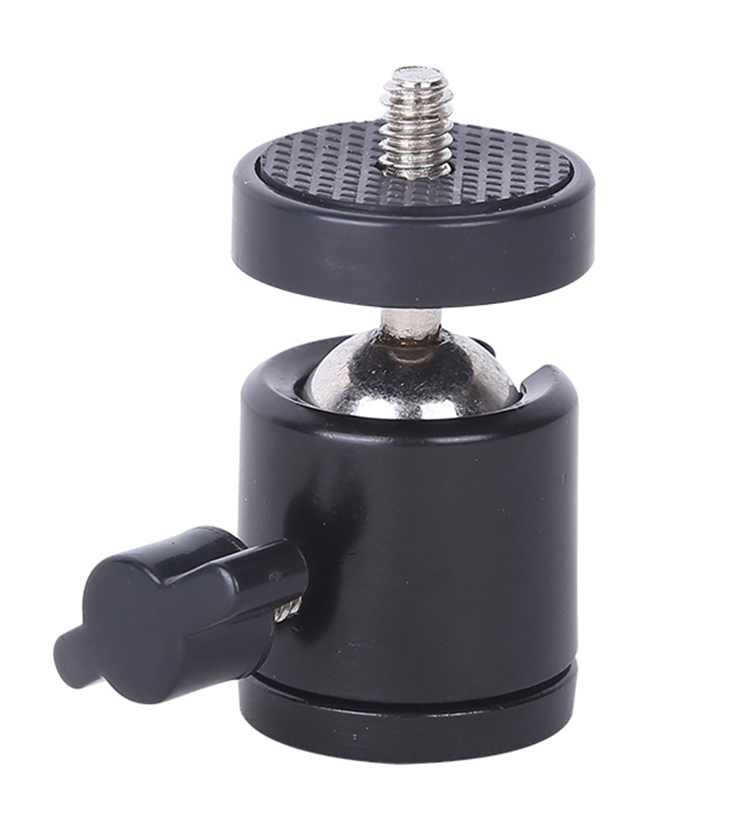 Afbeelding van Ringlamp met statief voor op Tafel of Bureau - 16cm - Zwart - 6,5W -3 kleuren licht - DImbaar - USB stekker