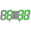 Afbeelding van Digitale LED Klok Wekker met Groen Licht - op USB (incl.) - Tafelklok voor Slaapkamer - Game Kamer - 24 x 9,4