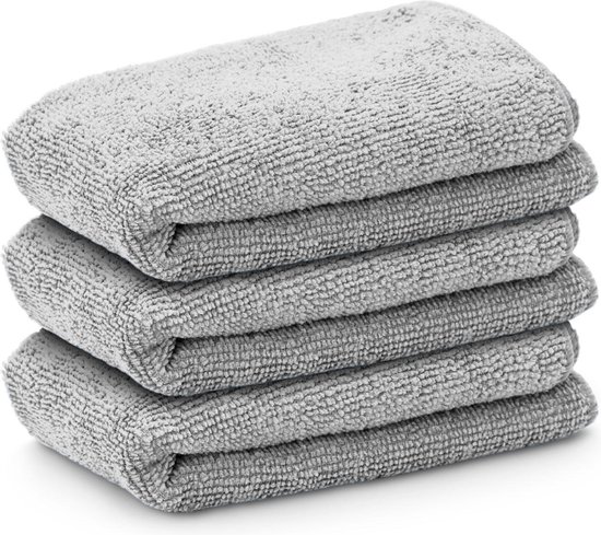 Afbeelding van MNC - Complete Autowas Set Microvezel - 6 delige set - Autowasset Autopoetsdoeken - Raamwisser / Spons /