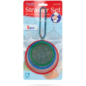 Afbeelding van 3x Zeef - Keukenzeef Set van 3 Maten - Bolzeef – 12cm / 9cm / 8.5cm - 9f1c 4036 46a9 9a11 2edac3c11314