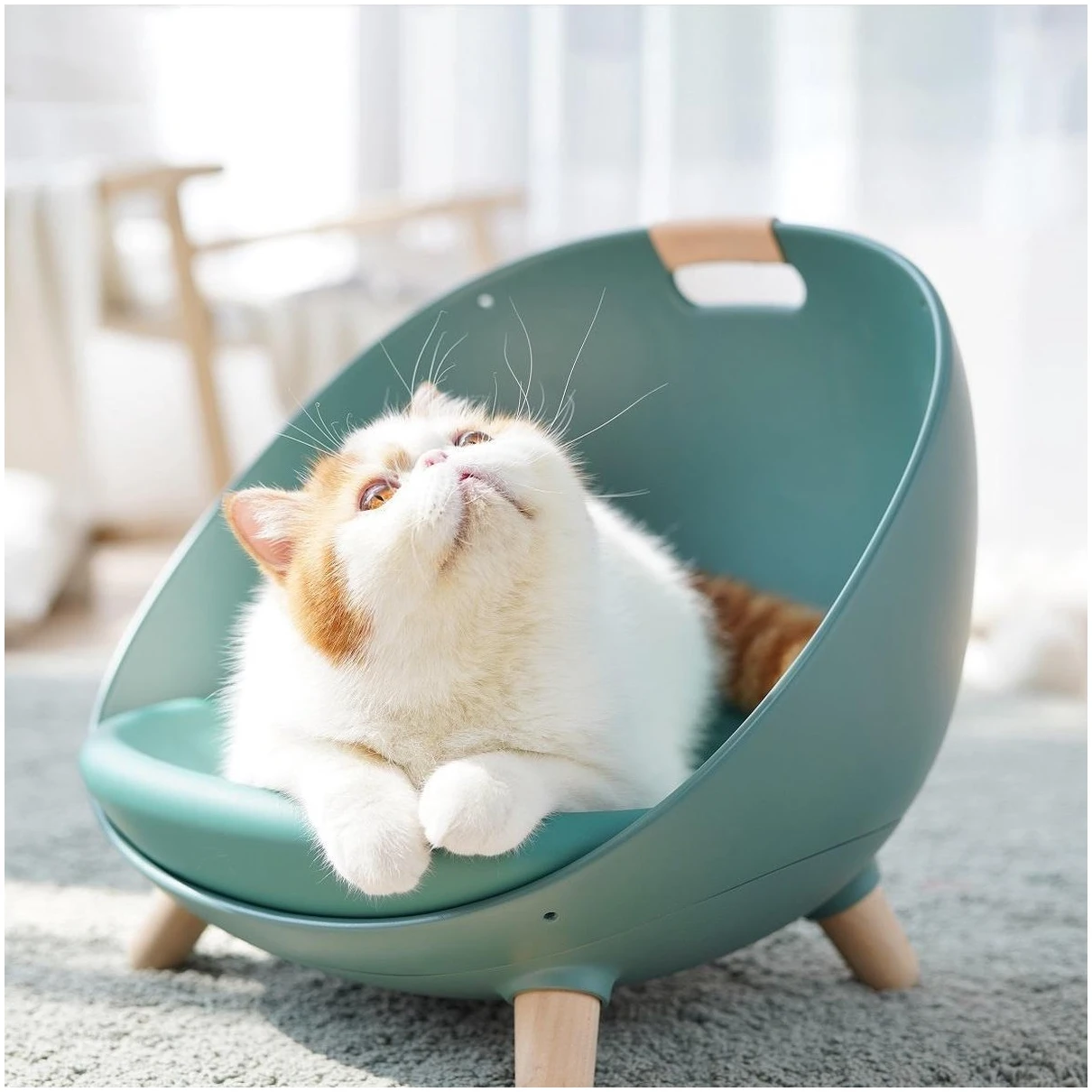 Afbeelding van MS Duku Cat Nest - Kattenmanden - Kattenmand - Comfortabel Kattenbed – Katten Mand - Esthetisch Ontwerp -