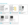 Afbeelding van Delight Video Deurbel met Camera En Wifi - Intercom – HD – Nachtzicht - Deurbellen met Camera - 55385WH