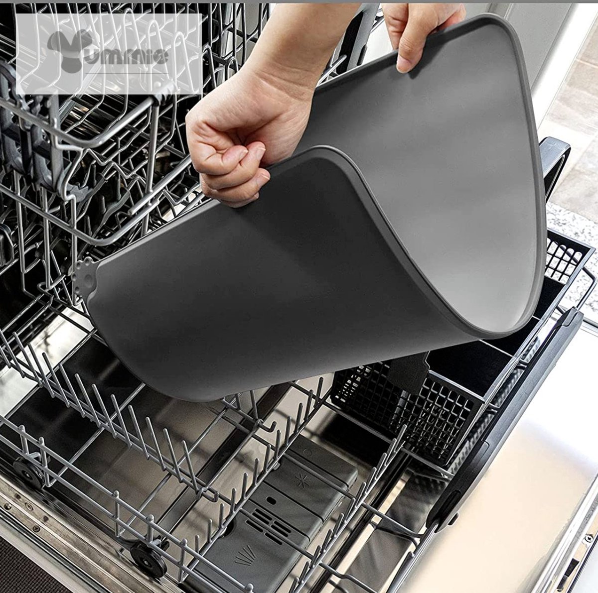 Afbeelding van Placemat Onderlegger Voerbak voor Hond en Kat - Grijs - 48x30cm - Anti-Slip - a2d3 de8a 4141 90bd 4ee7ed934b22