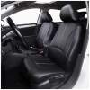 Afbeelding van Universele stoelhoezen auto - Eco Kunst Leer - Zwart - Stoelhoes voor in de auto - Complete set -