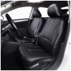 Afbeelding van Universele stoelhoezen auto - Eco Kunst Leer - Zwart - Stoelhoes voor in de auto - Complete set -