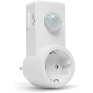 Afbeelding van Stekker met Bewegingsmelder / Stekker met Infrarood Sensor - Maak elke lamp automatische verlichting! 120° -