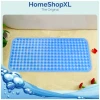 Afbeelding van HSXL - Antislipmat - 88x40CM - Incl. Netspons -Antislip Douchemat / Badmat Blauw met Zuignappen – Mat voor