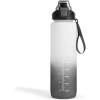 Afbeelding van Family Sport - Waterfles Zwart / Wit - 1 Liter Drinkfles - Waterfles met Rietje - Waterfles - BPA Vrij -