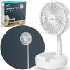 Afbeelding van Bewello Ventilator - Opvouwbare Statiefventilator / Tafelventilator - 4800mAh ingebouwde batterij - USB