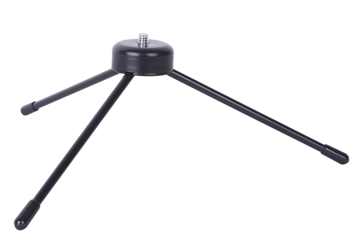 Afbeelding van Ringlamp met statief voor op Tafel of Bureau - 16cm - Zwart - 6,5W -3 kleuren licht - DImbaar - USB stekker