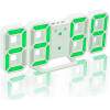 Afbeelding van Digitale LED Klok Wekker met Groen Licht - op USB (incl.) - Tafelklok voor Slaapkamer - Game Kamer - 24 x 9,4
