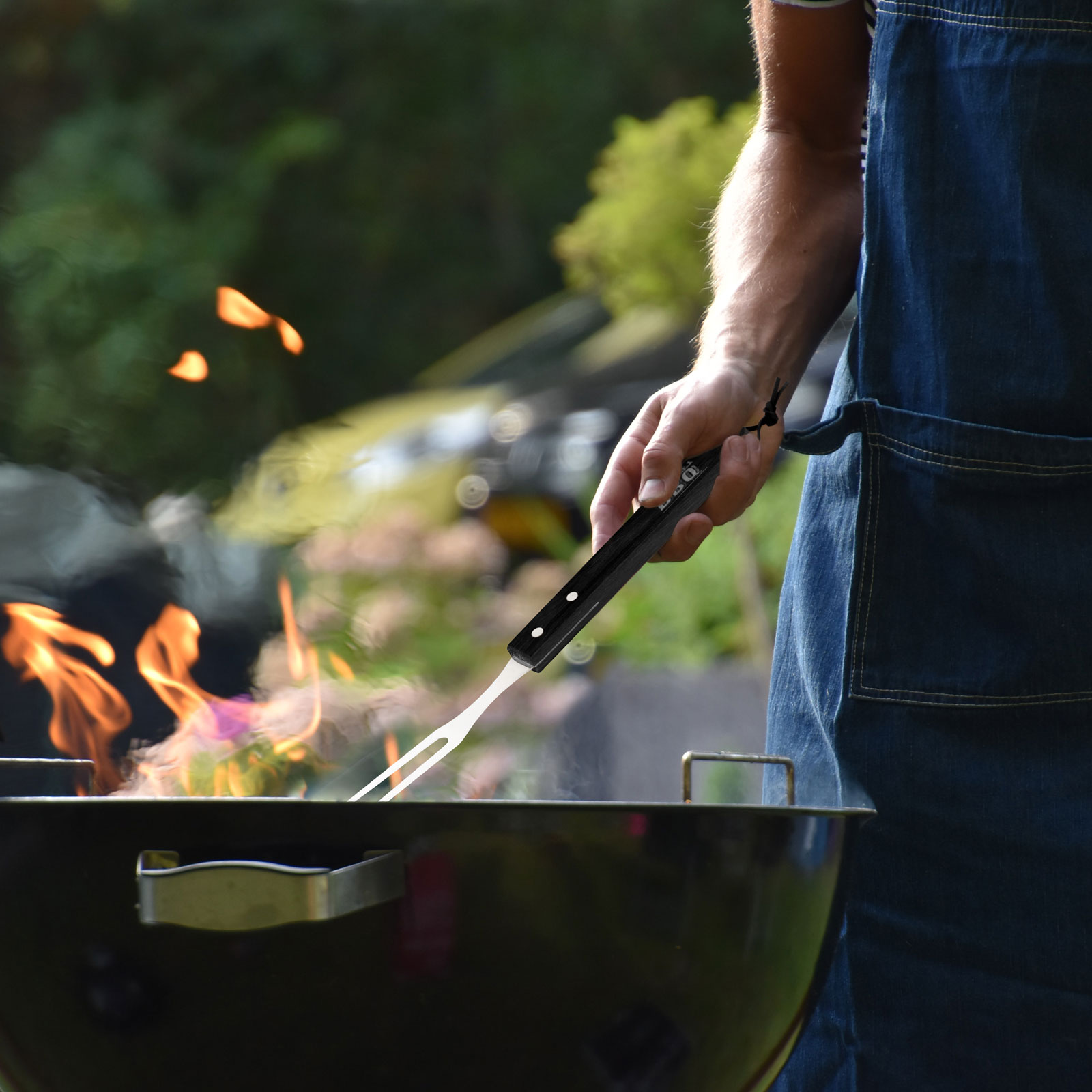 Afbeelding van BBQ Set - Spatel - Barbecue Tang - BBQ vork - Set van 3 - Hoogwaardig materiaal - abd6 5f76 4ae5 adc6