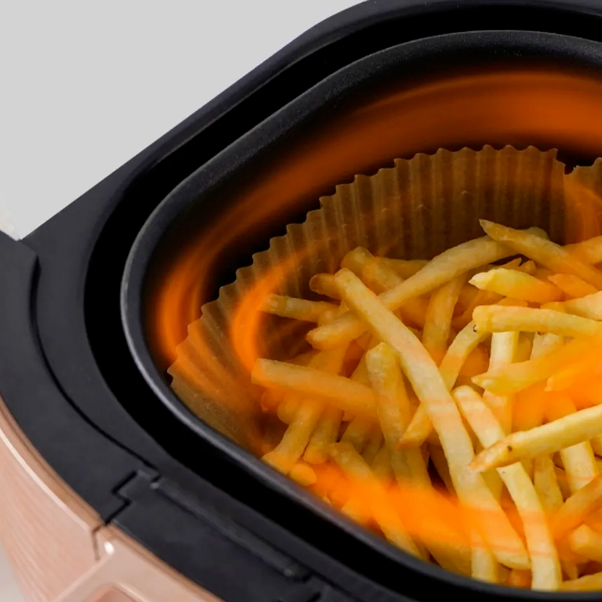 Afbeelding van Bewello Airfryer Bakpapier Vierkant - 20x20 cm - Air Fryer Bakpapier XXL - Airfryer Wegwerpbakjes - 50 stuks