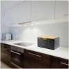 Afbeelding van Luxe Broodtrommel Zwart met Bamboe - Brood Bewaardoos - 36x21x21CM - Rechthoekig - af7f 44f8 4b37 a27a