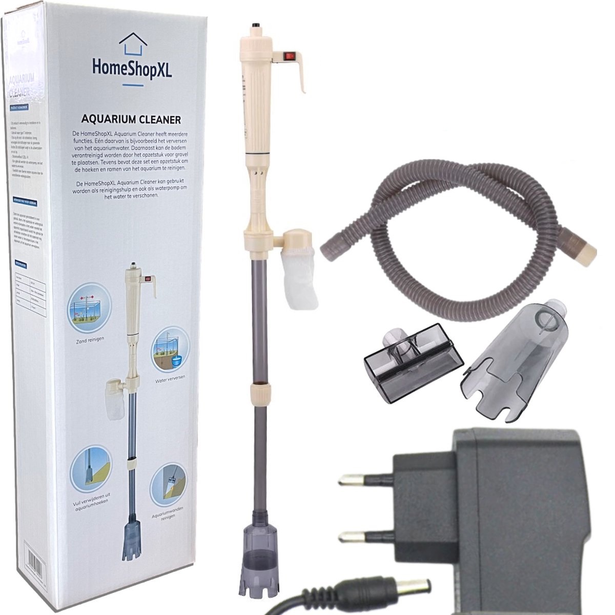 Afbeelding van Aquarium Stofzuiger en Aquarium Pomp - 230V - Aquarium Schoonmaken - b05a 404f 40f9 9d28 9faf03b5e479