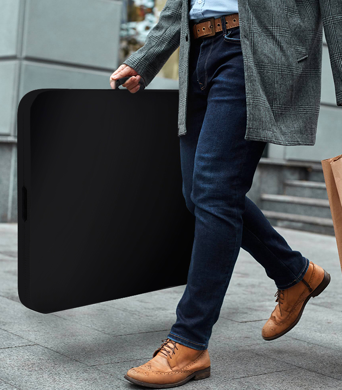 Afbeelding van Inklapbare Tafel - Buffettafel - Campingtafel - Klaptafel - Vouwtafel Buiten - Tuintafel - 180 x 73 x 76 cm -