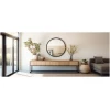 Afbeelding van HSXL - Spiegels - Luxe Ronde Spiegel Zwart - 60 cm Groot - Grote Wandspiegel 60cm Rond met Zwarte Rand -