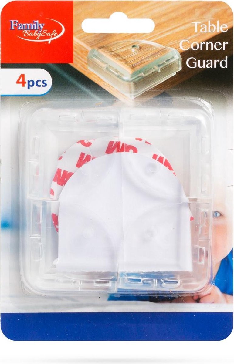 Afbeelding van Hoekbeschermers Tafel voor Baby en Kind - Set van 4 - Hoekbescherming Transparant - BPK - b319 93a0 4545 b4b0