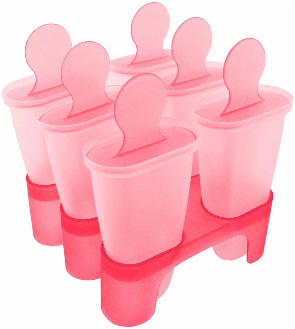 Afbeelding van Ijsvormpjes Kunststof - Ijslolly Vormen - Vormpjes voor Ijsjes - Ijshouder - Anti-knoei - 6 Stuks - b332 45f6