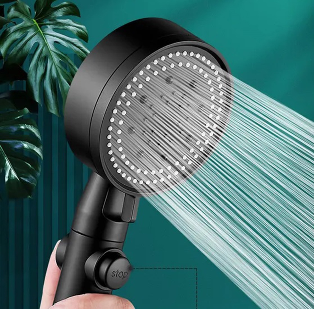 Afbeelding van Douchekop met slang en wandhouder - Douchekop - Doucheslang - Doucheset - Douchekophouder - Douchekop met