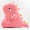 Afbeelding van Kussen Dinosaurus Knuffel - Dino Squish Plushie Kinderkussen - Kind Knuffelkussen Zachte Plush - 40cm - Roze