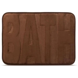 Afbeelding van Family Pound - Antislip Mat voor in Badkamer/Toilet/WC - Bruin - 60x40CM - Anti Slip Badkamermat / Badmat /