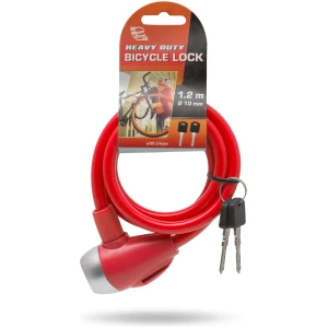 Afbeelding van WheelZone Heavy Duty - Fietsslot - 120cm - Kettingslot - Hangslot met 2 sleutel - kabelslot - sloten -