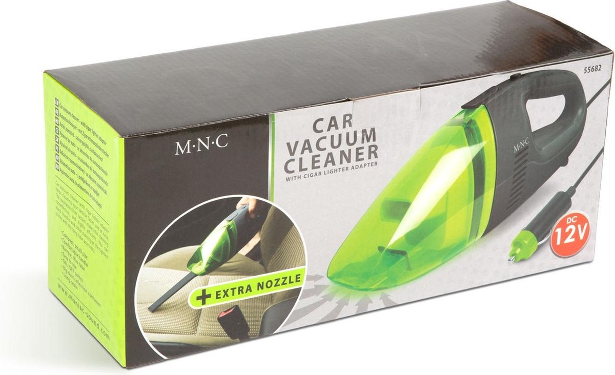 Afbeelding van MNC - Auto Kruimelzuiger - 12V - 250cm - Handstofzuiger auto - Auto stofzuiger - b594 3fc3 4a30 9e16
