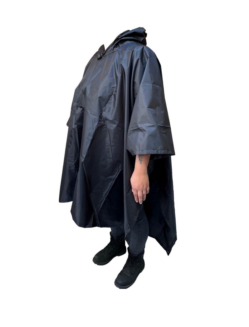 Afbeelding van Regenponcho / Fietsponcho Herbruikbaar voor Volwassenen ( Dames en Heren ) - 200x110cm - 100% Ripstop