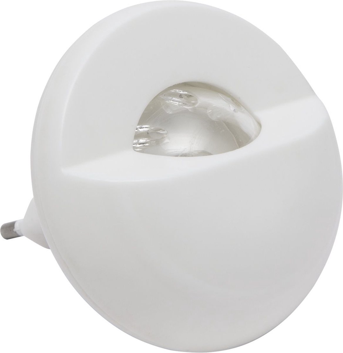 Afbeelding van Nachtlampje Stopcontact Stekkerlamp - Wit - Automatisch met Dag/Nacht Sensor - Voor Kinderen / Volwassenen -