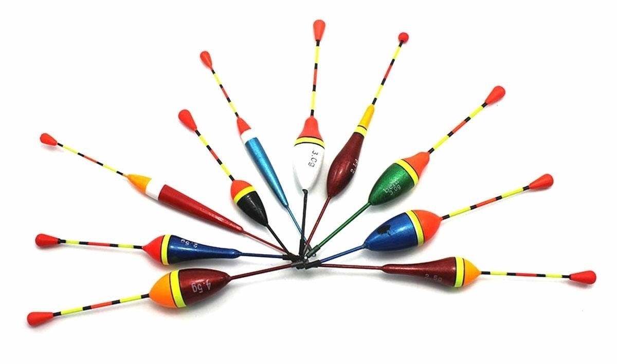 Afbeelding van Dobber set - vis dobbers - dobbers - karper - hengelsport- witvis - 10 delig - BPK - b9c0 c1e3 4f87 a057