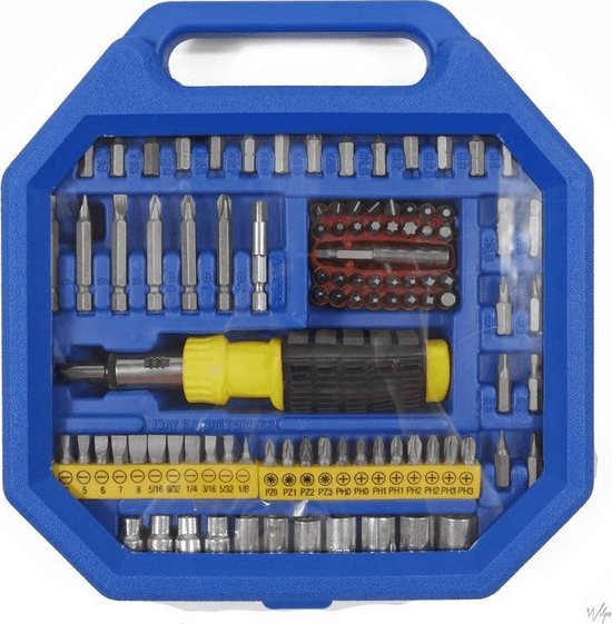 Afbeelding van Bitset / Dopset Met Schroevendraaier (101 Delig) - Hofftech - bde3 1317 4bcc 9ce2 866fa1efc1b8