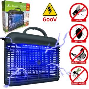 Afbeelding van Garden of Eden - Vliegenlamp Insectenlamp - Elektrische Muggenlamp - 600V - Muggenvanger Hangend of Staand -