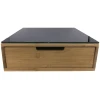 Afbeelding van Luxe Capsulehouder | Bamboe & Zwart Glas | Multifunctionele Cuphouder voor Dolce Gusto, Lavazza,