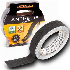 Afbeelding van Handy - Anti Slip Strip Tape Zelfklevend - 5M x 2,5 CM - Antislip Tape voor Trap, Vloer, Drempel - Waterproof