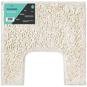 Afbeelding van WC mat - 50x50cm - Gebroken Wit Ecru - Antislip Toiletmat Douchemat Badkamermat of WC mat - c1a5 dde9 4c51