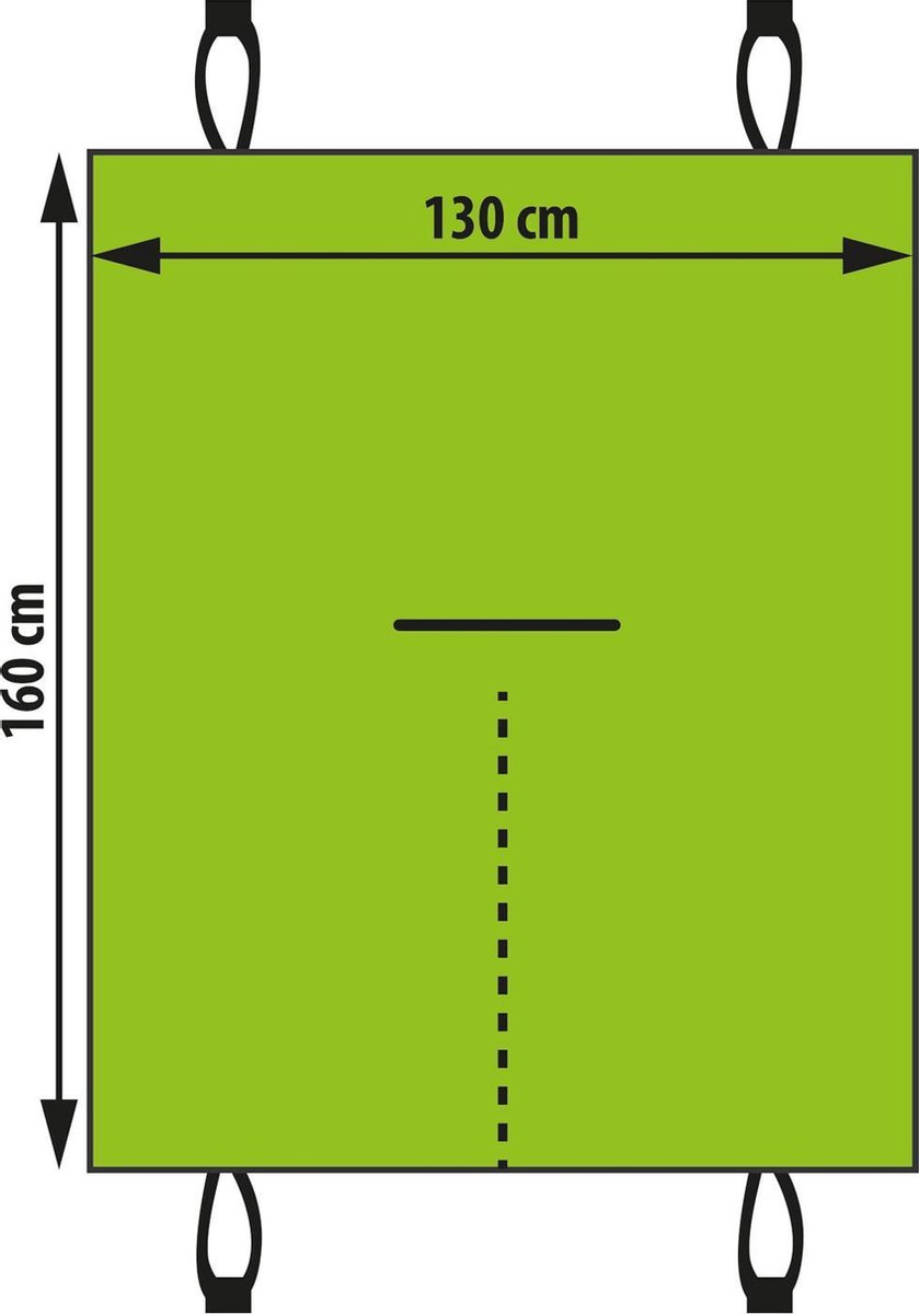 Afbeelding van MNC - Hondendeken Auto Achterbank Beschermer - Zwart -130 x 160 CM - Bescherming in tweeën deelbaar -