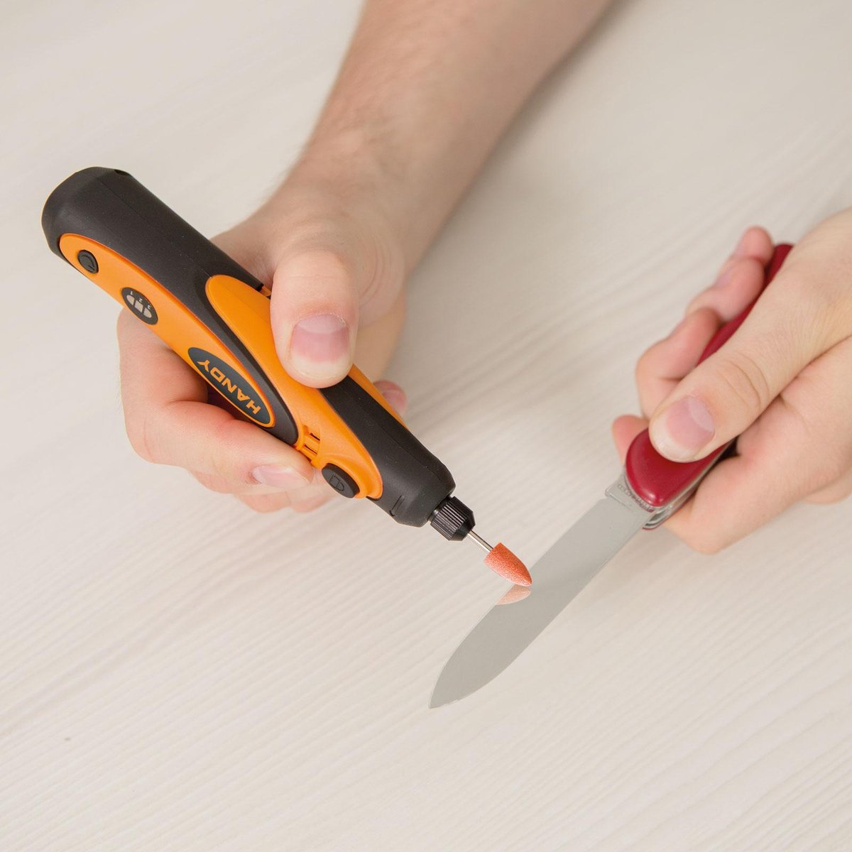 Afbeelding van HANDY - Graveerset - Elektrische Graveerpen Draadloos / Graveergereedschapset - 4 Frezen - Ingebouwde