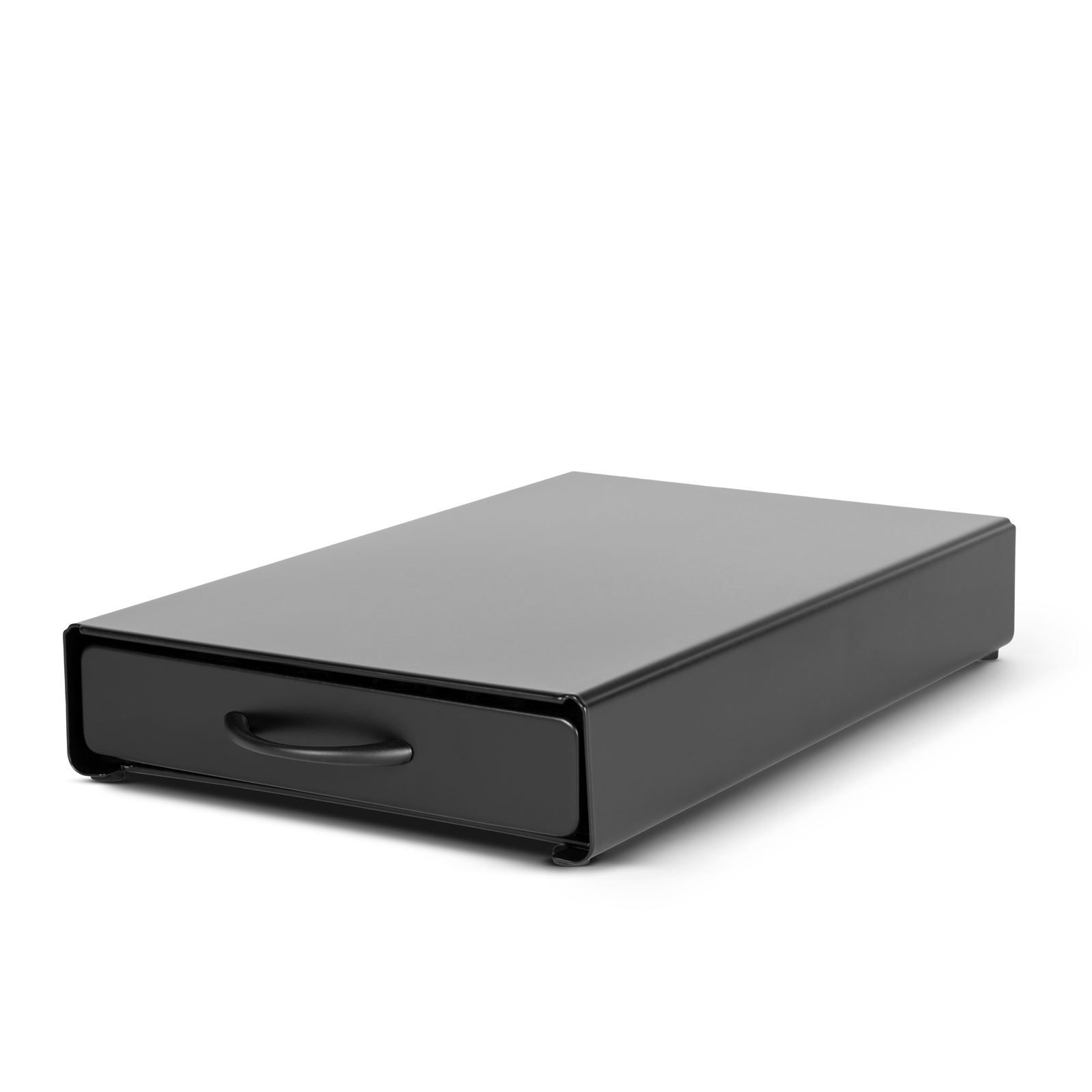 Afbeelding van Capsulehouder met Lade Nespresso - Cups Houder voor 50 Koffie Capsules - Capsulehouders - RVS - Zwart - 365 x