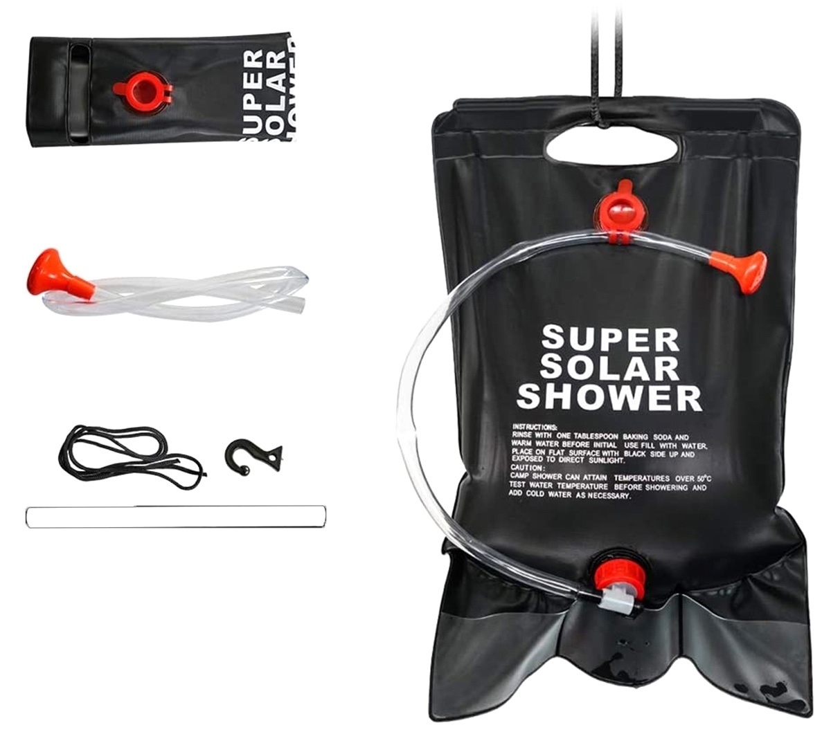 Afbeelding van Camping Douche Campingdouche Waterzak 20L - Super Solar Shower - Buitendouche - c5ad 11c2 4752 8941