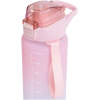 Afbeelding van Family Sport - Waterfles Roze/Blauw - 1 Liter Drinkfles - Waterfles met Rietje - Waterfles met tijdmarkering
